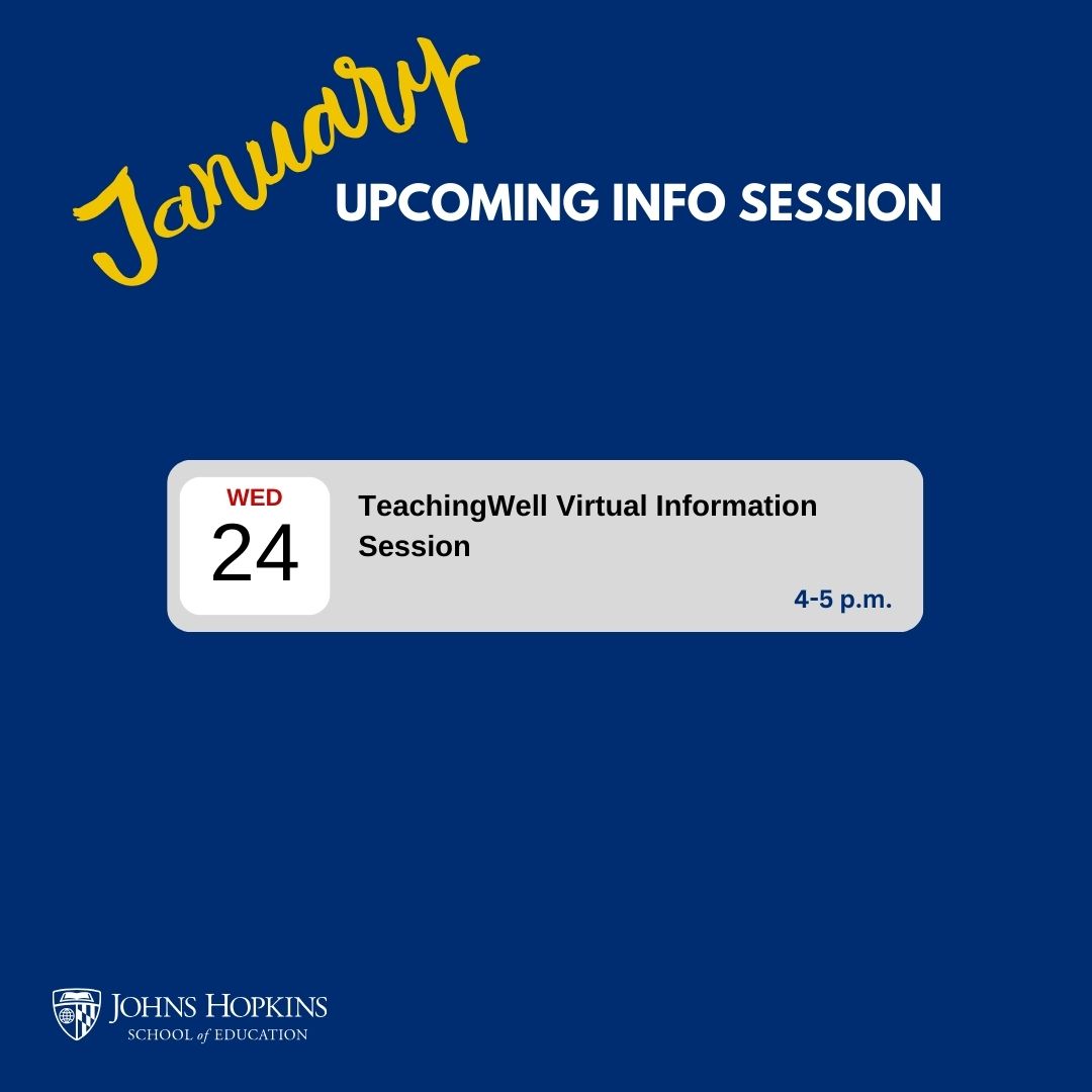 JHU School of Education tweet media