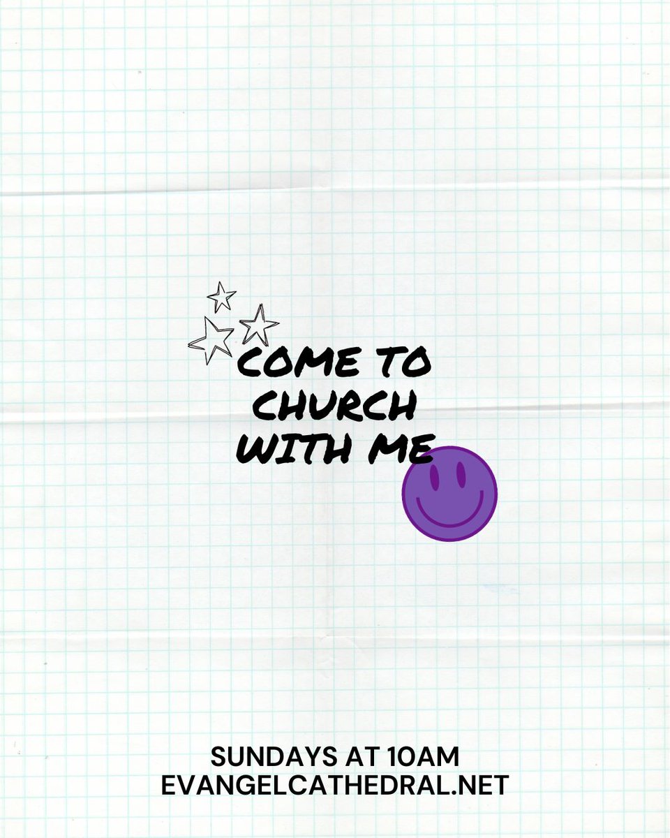 EvangelMaryland's tweet image. Send this to someone and invite them to church! 

See you at Evangel this Sunday at 10 am.

#EvangelCathedral #cometochurch