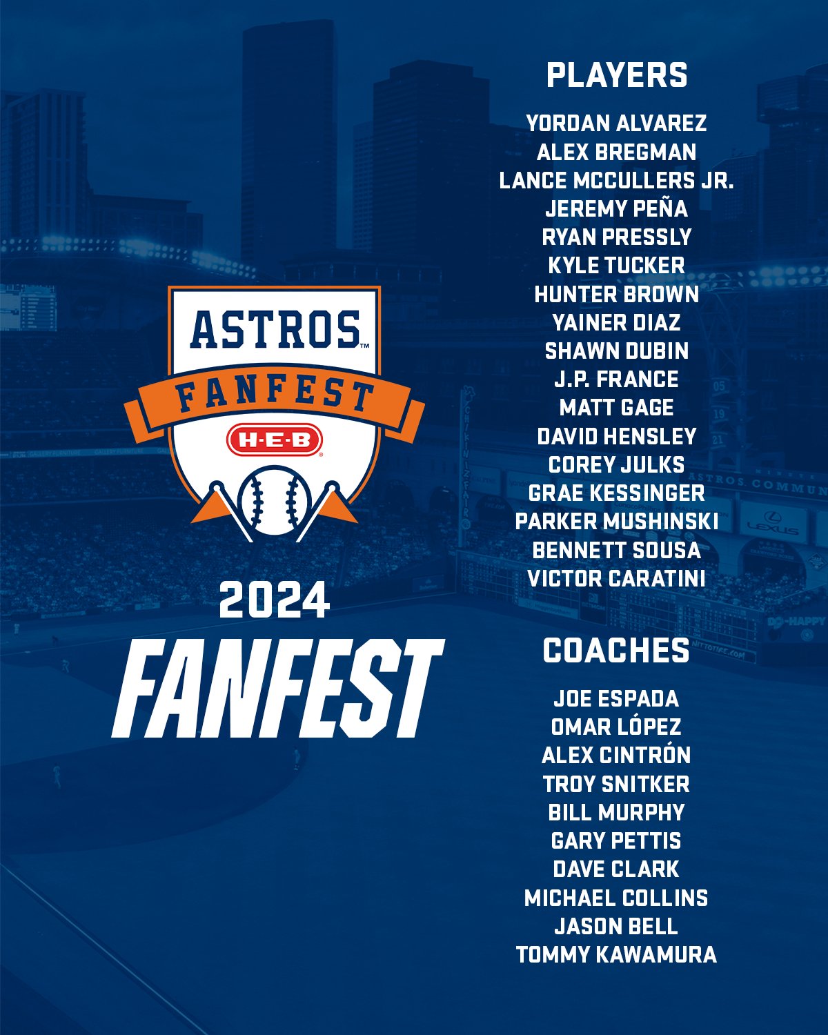 Astros Fanfest 2025 Schedule Roby Vinnie