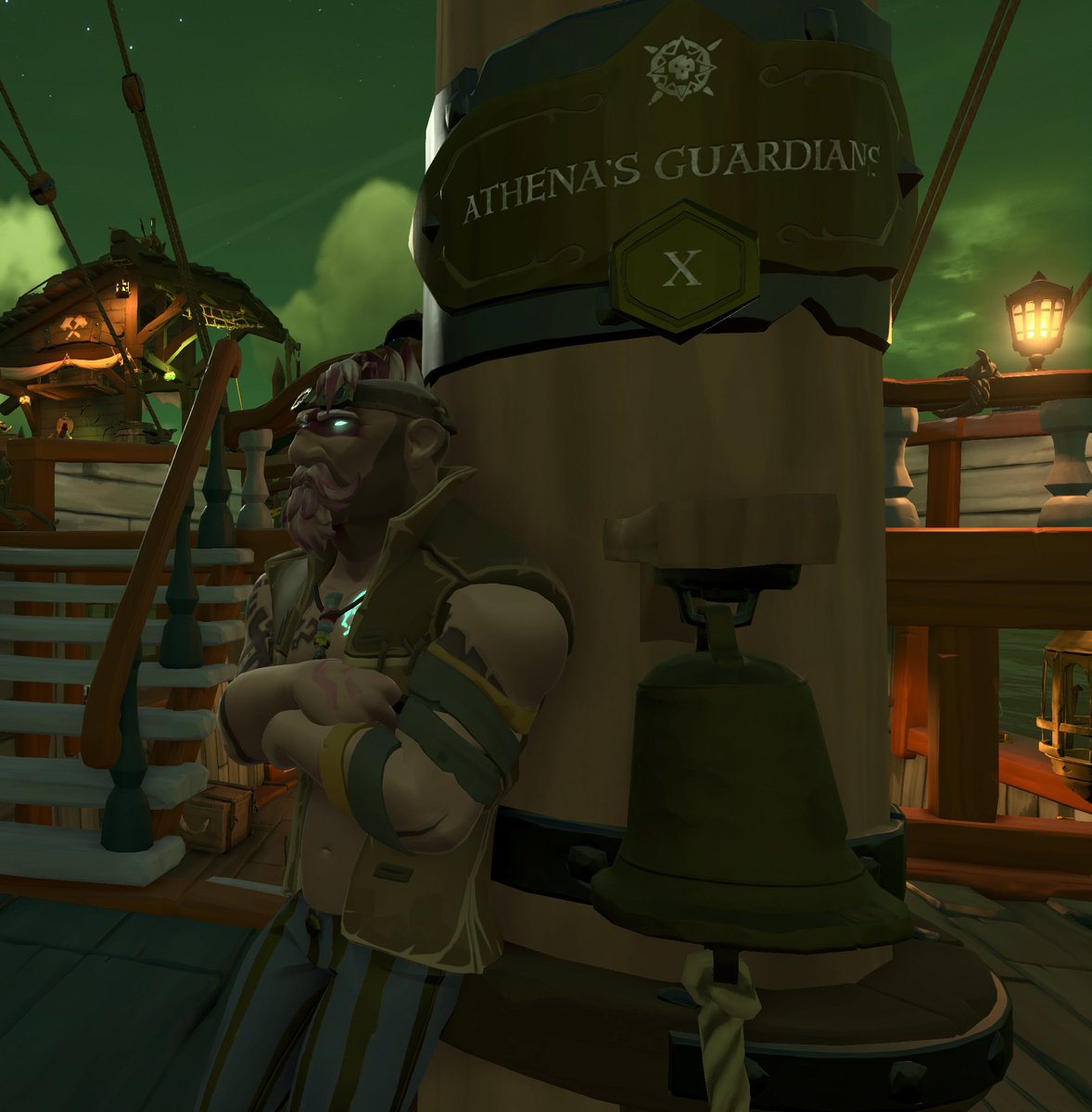 Well <a href="/AthenaGuardians/">Athena’s Guardians</a> we did it. Distinction 10! What an amazing effort from everyone involved, even our newbies who only joined last week. Thank you! #SeaOfThieves #BeMorePirate <a href="/SeaOfThieves/">Sea of Thieves</a>