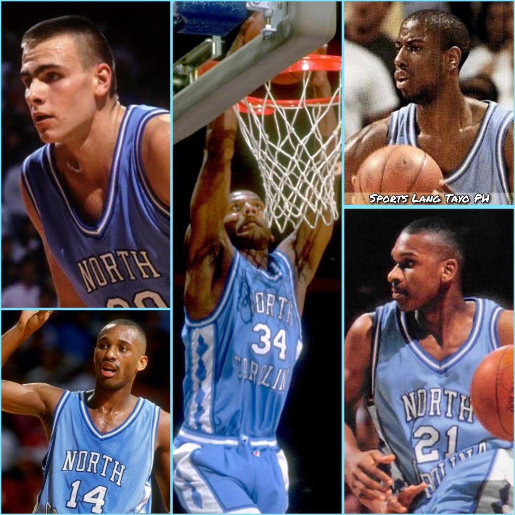 The 5 guys I’m rolling with…🏀👣@UNC_Basketball #tarheels #gdtbath #ripmontross #nationalchampion