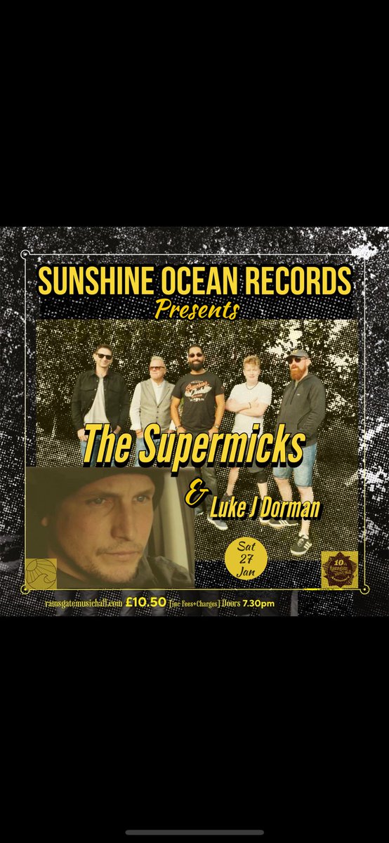 LukejDorman's tweet photo. @SunOceanRecords
@MicksSuper
@lukejdorman
LIVE at the @RamsgateMH
27.01.2024
Get ya tickets here :
https://t.co/1imPwa4SH3
#ramsgatemusichall #ramsgate #lukejdorman #thesupermicks #sunshineoceanrecords https://t.co/IL6U9uBHGU