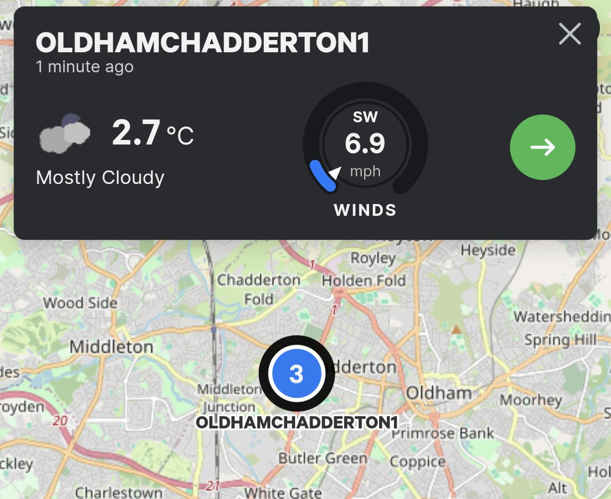 ChadWeather's tweet photo. Winds are now SW'ly and picking up as the Atlantic and Jet Stream gets set to dominate our weather again, setting the theme for the next 5 days. #BacktotheNorm ๐
Milder ๐
Windy ๐จ
Rain ๐ฆ
No frosts โ
Warnings โ ๏ธ https://t.co/xpZCM5H72P
