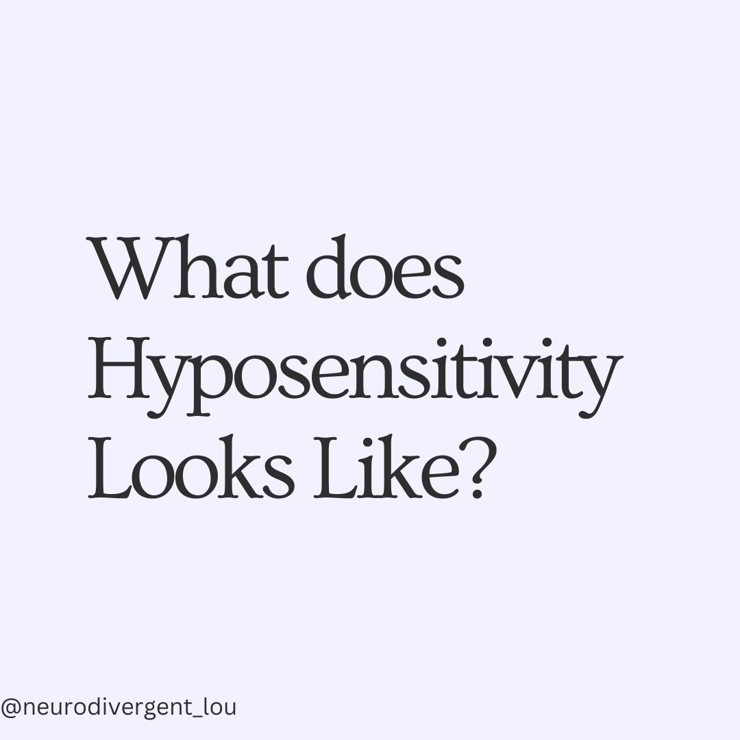 neuro_lou's tweet photo. What does hyposensitivity look like? 🫶 https://t.co/0efq3q1r7e