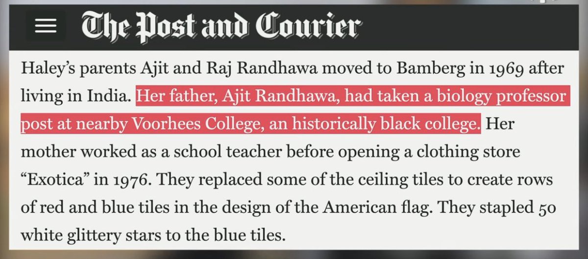 _Re_UPS's tweet image. Nimrata Randhawa or @NikkiHaley memoir says her family was complicit in racism.

 Word got around her father Ajit Randhawa was a biology professor at an #HBCU …

A #modelminority abiding by racial covenants, participating &amp;amp; benefiting from #REDLINING …