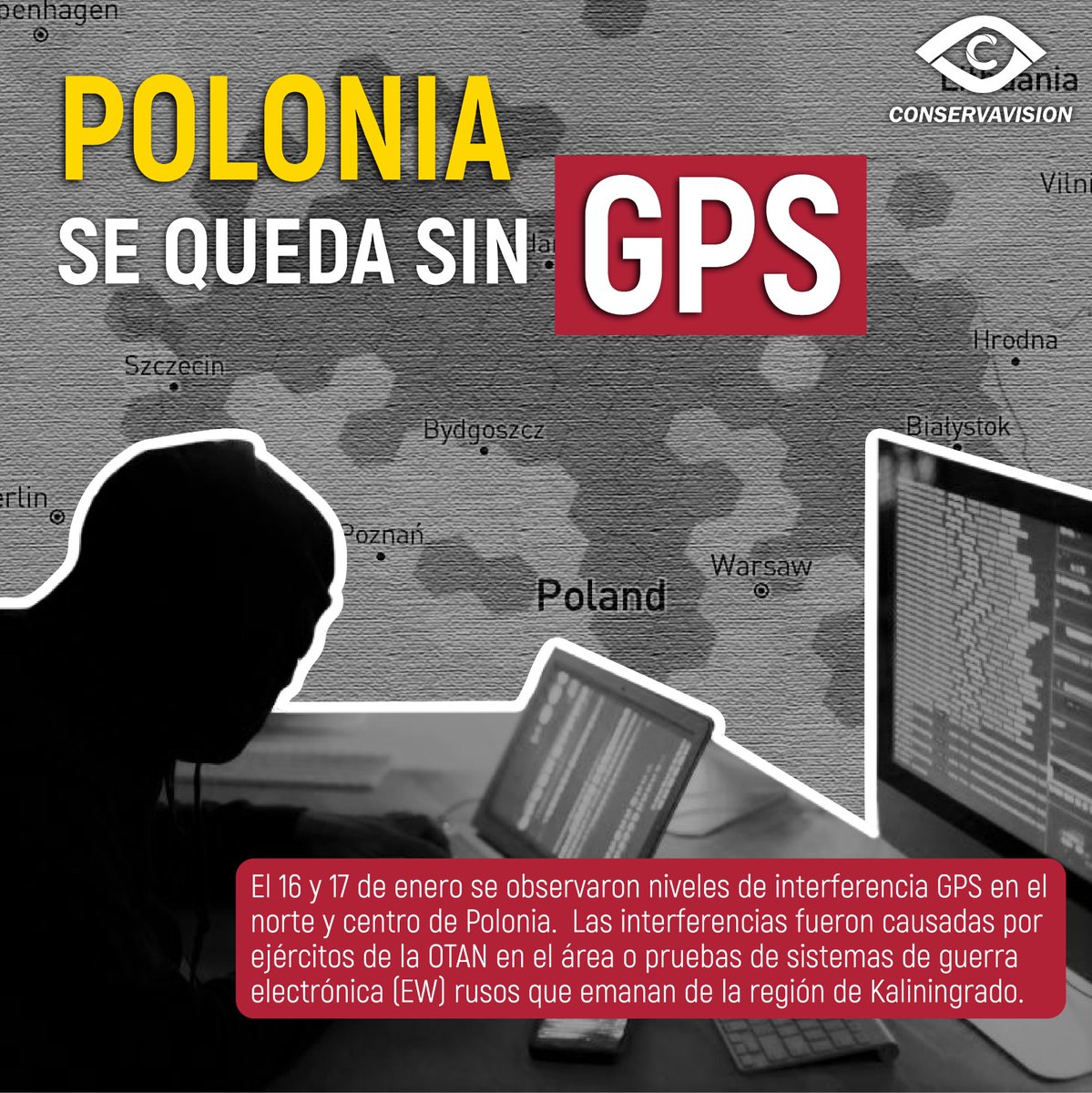 DESPIERTAN SOSPECHAS 🚨🔍

Un informe del Instituto para el Estudio de la Guerra sugiere que las recientes y significativas interrupciones en los sistemas GPS en Polonia y la región del Báltico fueron causadas por las pruebas de guerra electrónica rusas.

#Noticias