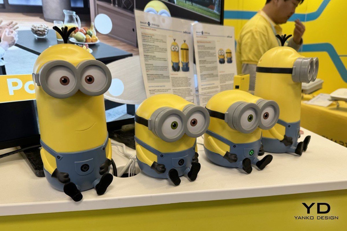 These Minions Wi-Fi Routers were probably the most brilliant devices we saw at CES 2024 - Yanko Design dlvr.it/T1ZRCk