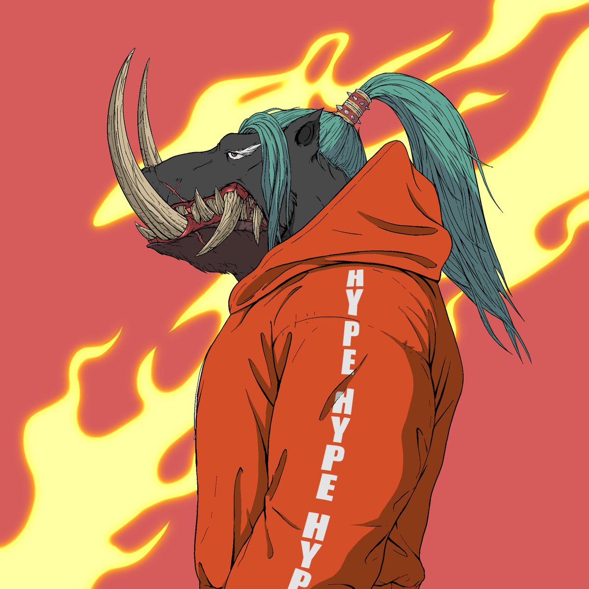 DreamQc's tweet photo. Interact with this post to have a chance to win this crazy artwork by @zap7project 🎨

#EvoHogs 🐗 https://t.co/h12AwMVnt4