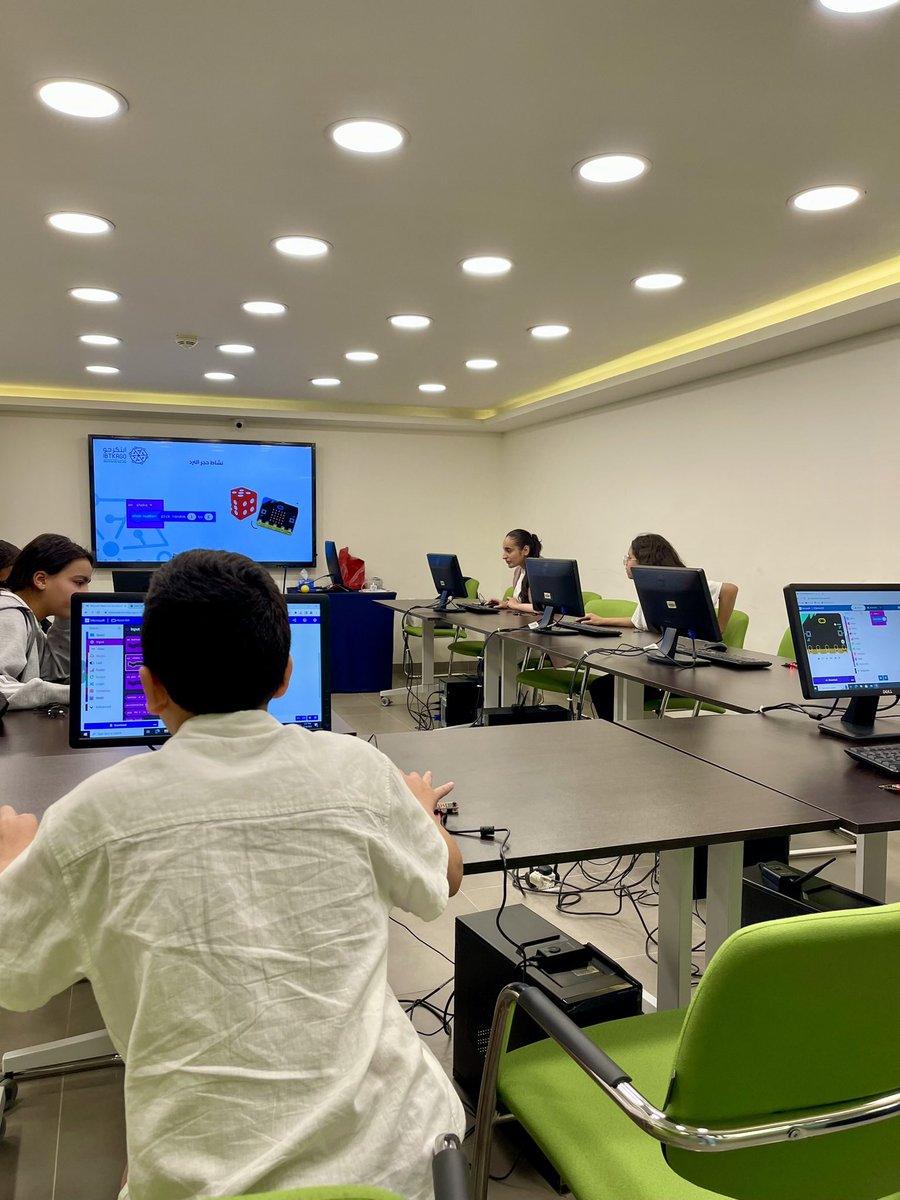 ibtkrgo's tweet photo. "Embarking on an innovative journey with #IBTKRGO and our wonderful partners at Abdul Hameed Shoman Foundation! 🚀✨ Exploring the world of Micro:bit, turning ideas into reality. Stay tuned for more updates and discoveries! 🌐💡 #InnovationWithMicrobit #TechExploration" https://t.co/X9j4popzic