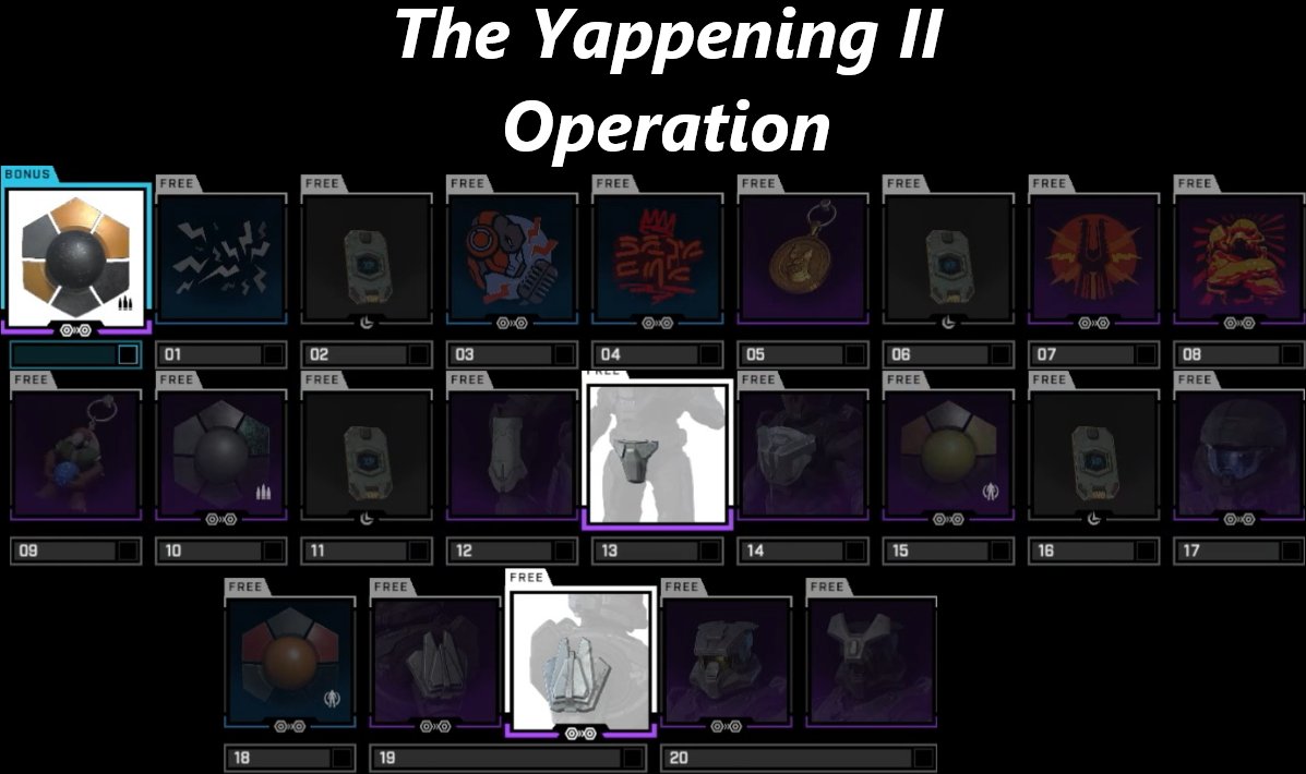 Halo Infinite The Yappeninig II Operation Mark VII themed