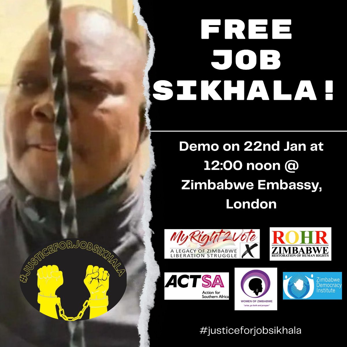 basil_kamombe95's tweet photo. @nickmangwana #FreeJobSikhala https://t.co/XGOJ0RZtS4