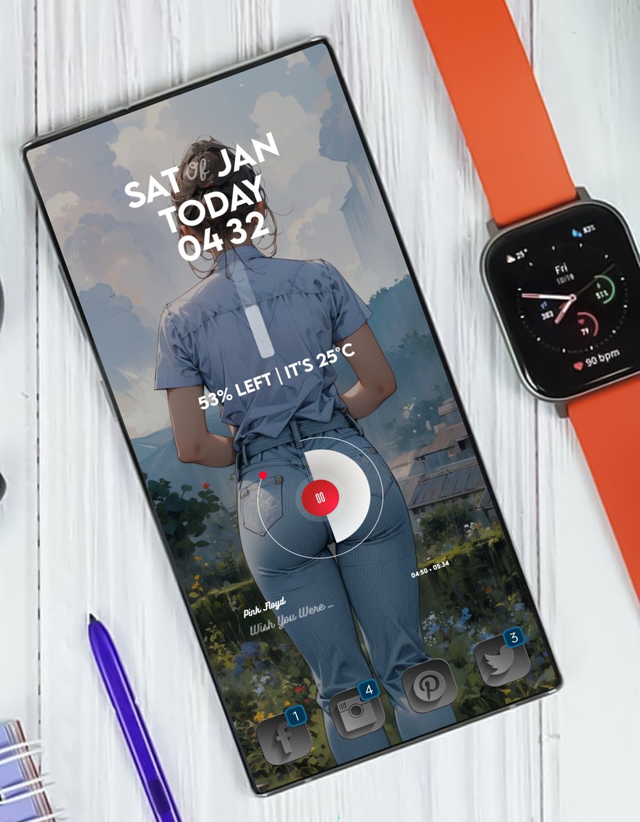 homescreenvibes's tweet photo. Good morning.
📍Nova Launcher
📍Muzei @romannurik
📍Wallpaper @HB19890628
📍Divergence KWGT (db2) #phonecustomization
📍Sheer KWGT (044) @asdlordesigns
📍Tha_black icons #An_Arj_Art
📍Temps @andro_idfans
#android #withnova #wallpapers #personalisation #widgets #icons #HS2i https://t.co/ZeFMdJPjd5