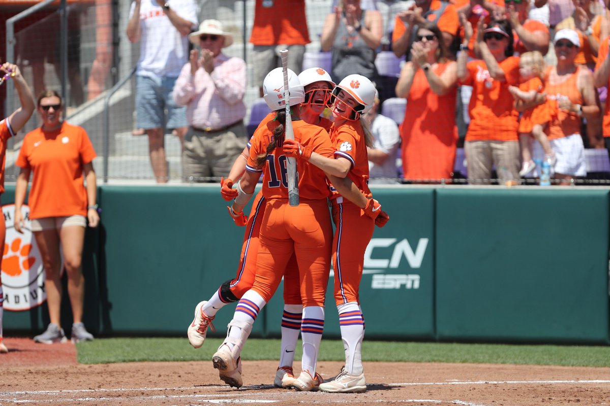 Star players and hearty offenses were a dominating theme throughout the top ten of the #D1Softball Preseason Top 25. 📸: No. 7 @clemsonsoftball Powered by @NettingPros