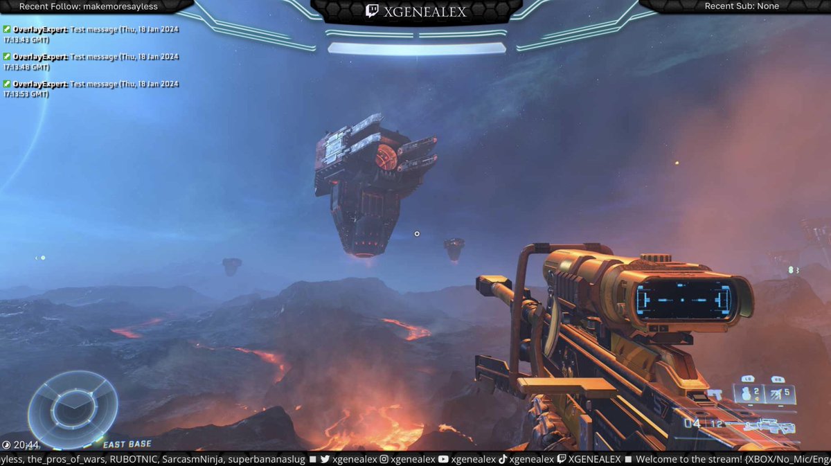 xgenestudio's tweet photo. An updated version of the Chimera #overlay as requested by FPS #gaming #enthusiasts. Adjusted for Ranked #Halo and similar #FPS #games!
.
https://t.co/7o4NeqLarA
.
#Twitch #HaloInfinite #Xbox #shooters #Streamer #OBS #Fortnite #valorant 
#CallofDuty  #ApexLegends #PS5 #Live https://t.co/RHmCtg8DdA