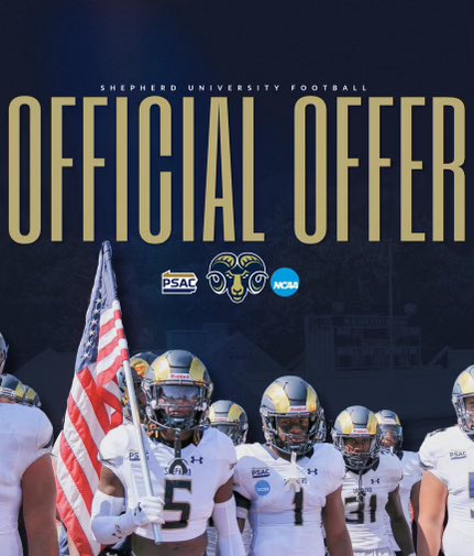 jackson_hamill's tweet photo. Thankful for an offer from Shepard!! @CoachBEanes @CoachBWetzel @CoachTomClark @WARiddle69 @coach_logan https://t.co/NqxN884XzK