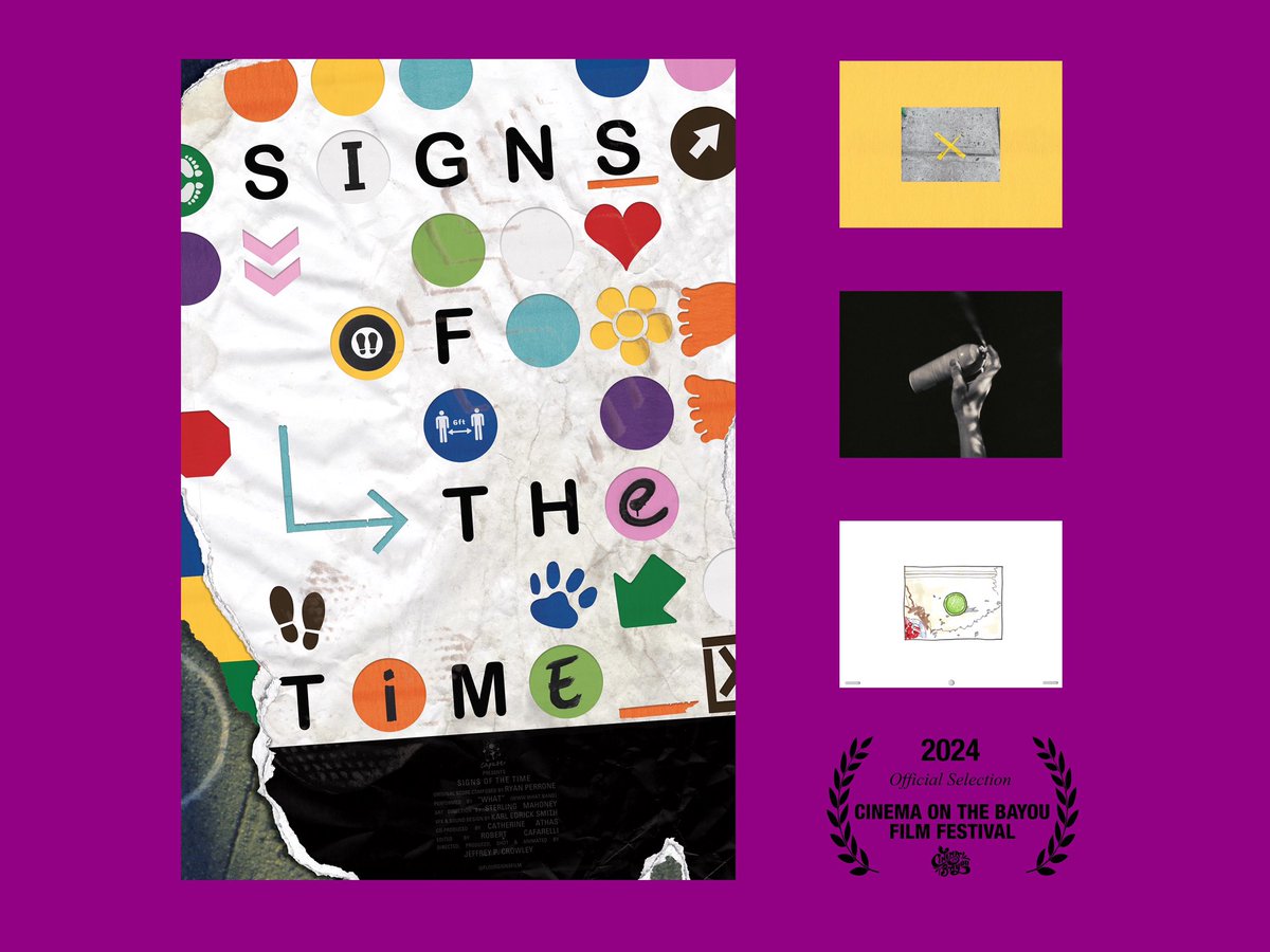 jaffyjaff's tweet photo. Took my stab at the COVID film and it premieres at @COTBFilmFest next week! Looking forward to finally sharing “Signs of The Time” this year! https://t.co/eZqFHBONhO