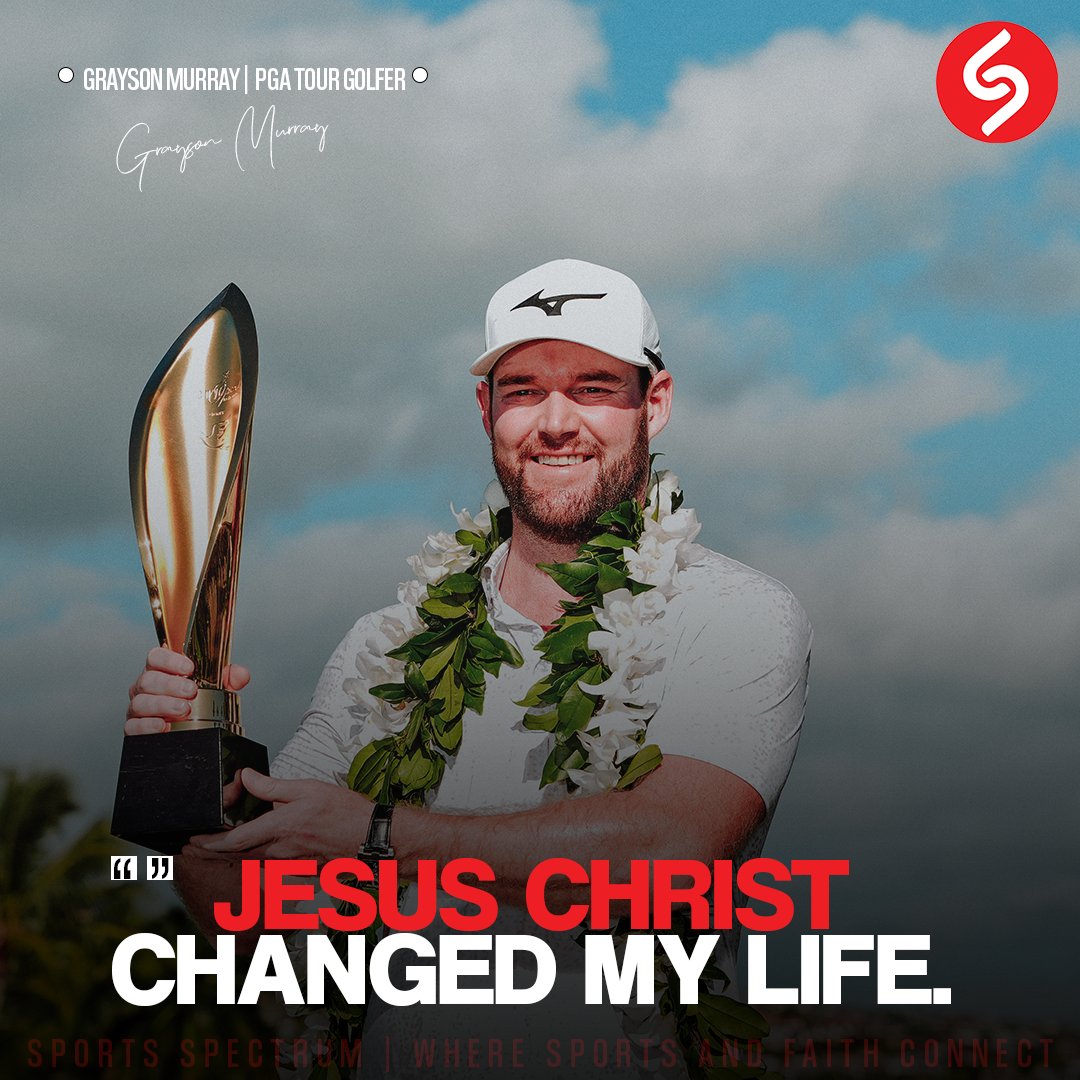Only Jesus 🙌 For more of Grayson Murray's story, visit our website! sportsspectrum.com/sport/golf/202…