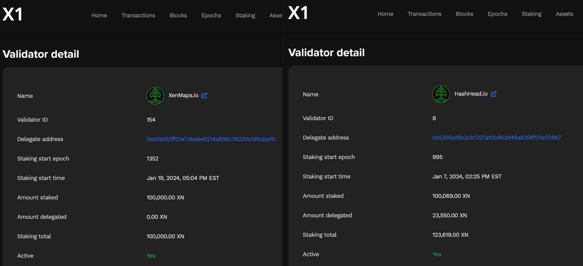 TreeCityWes's tweet photo. The @xenmaps_io validator node is now live on the official #X1 Testnet! https://t.co/NfgpsBqq9r