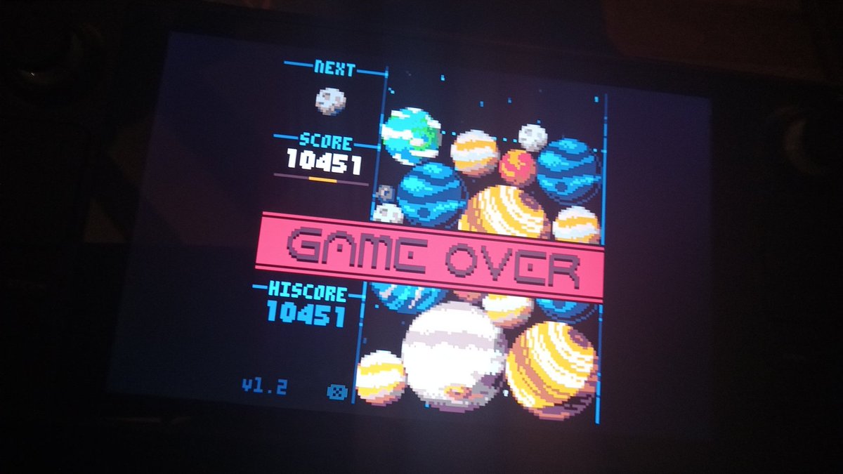 IndeedCABrown's tweet photo. Just got my highest score yet. I love this game. #CosmicCollapse @johanpeitz https://t.co/3SHkMzTPEY