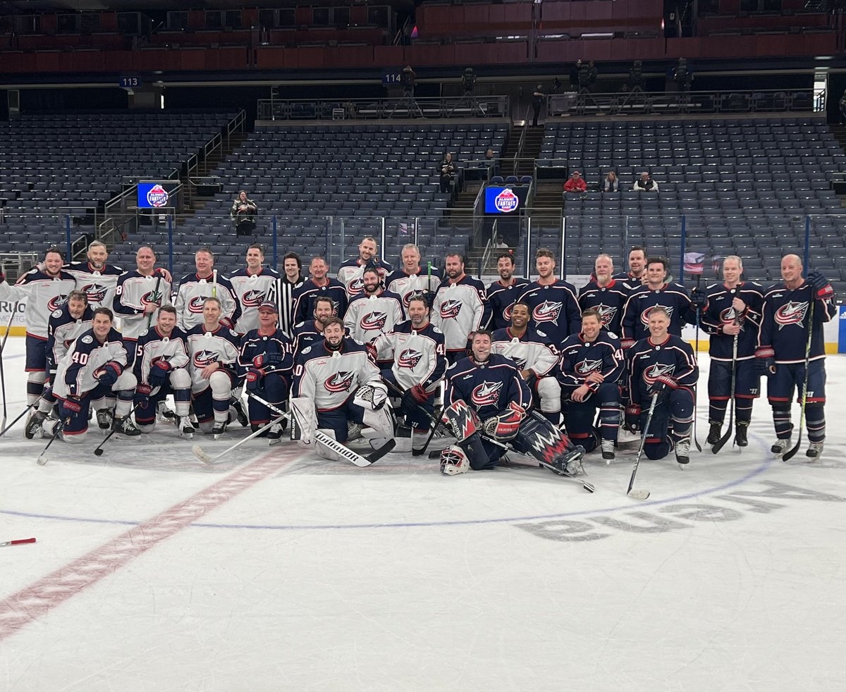 Todd Sharrock (@toddsharrock) on Twitter photo The first-ever Blue Jackets Alumni Fantasy Camp wrapped with a game between Team Shelley and Team Nash today. Thanks to all the campers and former Jackets led by <a href="/shelleyhawk45/">Jody Shelley</a> as well as team staff that made it a great three days. #CBJ The first-ever Blue Jackets Alumni Fantasy Camp wrapped with a game between Team Shelley and Team Nash today. Thanks to all the campers and former Jackets led by <a href="/shelleyhawk45/">Jody Shelley</a> as well as team staff that made it a great three days. #CBJ