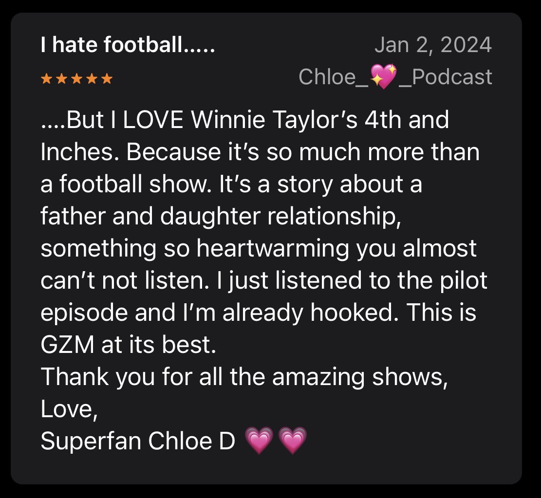 PSA: you don’t have to like football to love Winnie Taylor’s 4th and Inches ❤️‍🔥