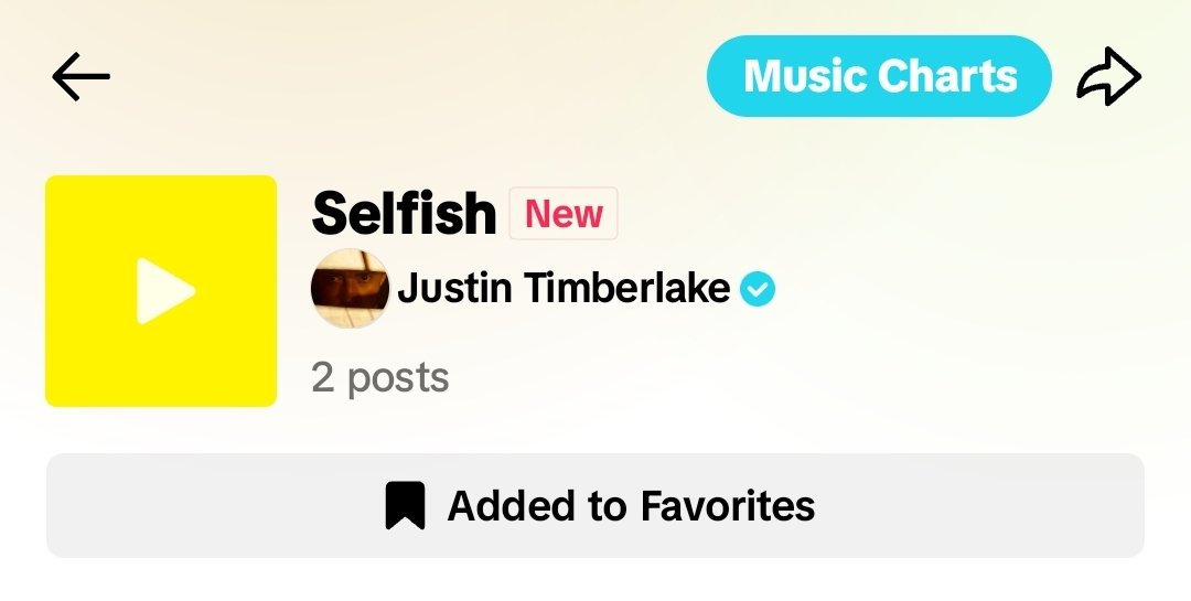 A new #Selfish snippet is on TikTok! His voice sounds so incredible. I NEED this song now

#JT6ISCOMING #EITIW #SELFISH