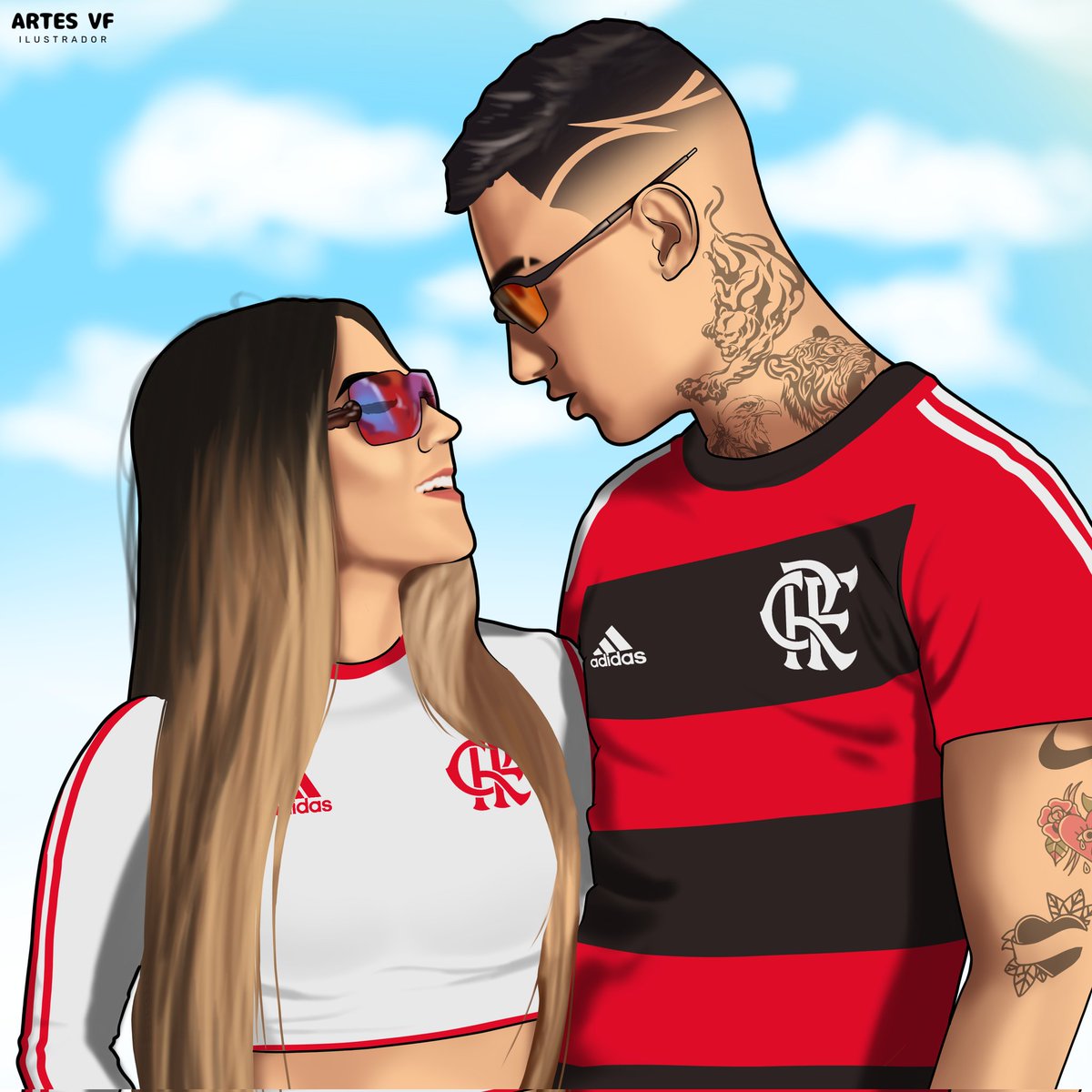 artes_vf's tweet photo. Se o Flamengo ganhar nesse jogo da copa, eu faço uma dessa de graça pra alguém aí ❤️🖤 https://t.co/sMhx5LHyzG