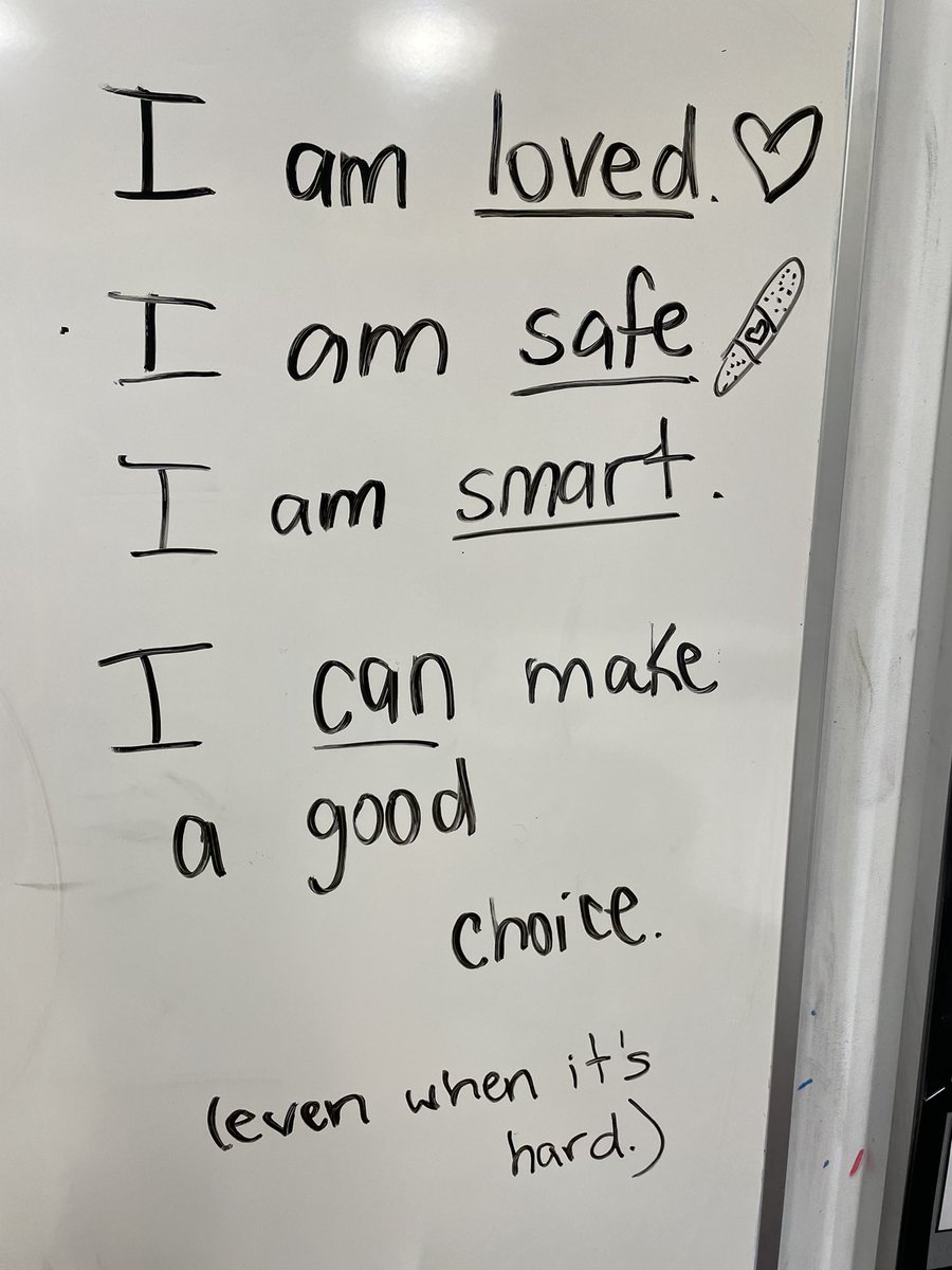 I came across these messages on a white board on my walk around <a href="/7Stones_School/">Seven Stones Community School</a> today.  In amongst all the noise and despair, I couldn’t encapsulate the spirit and value of public education better.  We will hold onto our value, it’s worth too much. #stf #yqr