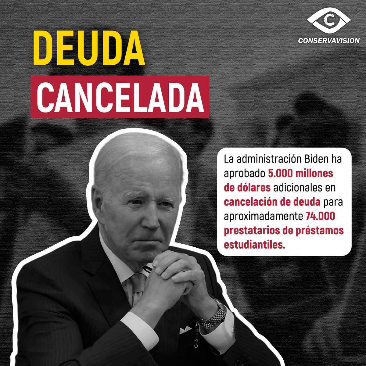 Muchos de los prestatarios afectados por su último paquete de deuda de préstamos estudiantiles son trabajadores del sector público, como maestros y bomberos, a quienes se les borrará la deuda después de 10 años de servicio público.

#Noticias #Nacionales #EstadosUnidos #EUA #USA