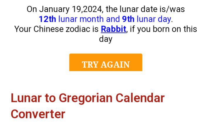 today lunar date