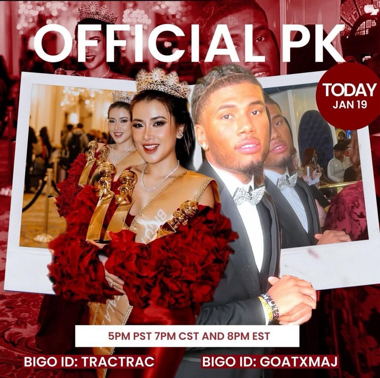 BIGO LIVE North America on X: Fresh off the heels 👠 of #BIGOGala2024 we  have the #OfficialPK recap with our Top Winner of the evening, BIGO ID:  TracTrac and host BIGO ID: