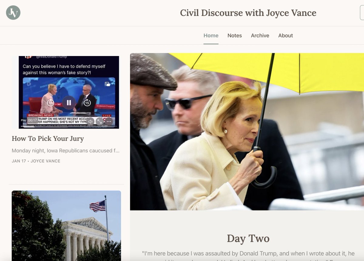 You know how we all crave action these days—a way we can help save democracy? I believe I've found a little something we can all do. I'm in the middle of writing about it for my newsletter, Civil Discourse. If you don't already, you can subscribe for free & find out about it:…