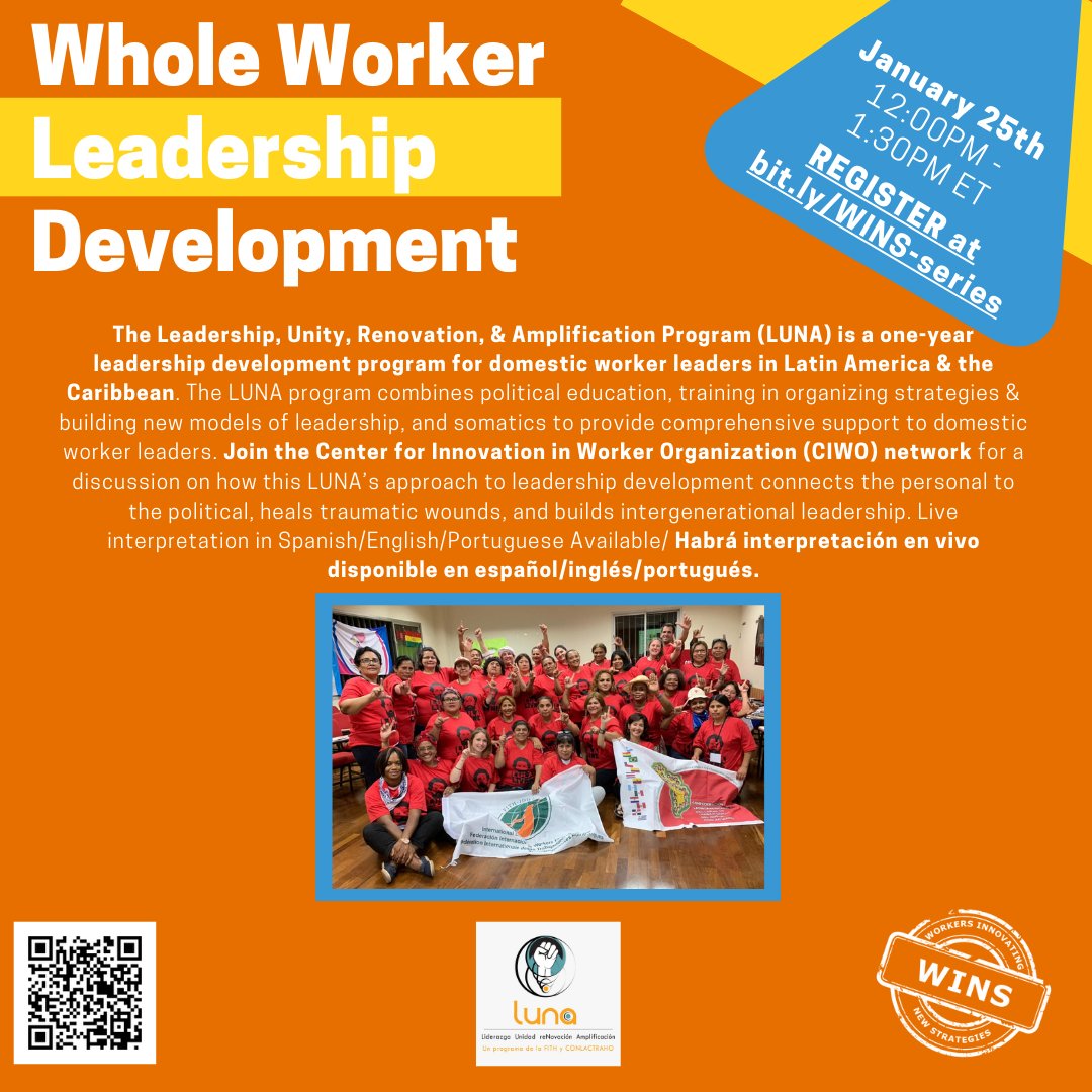 📌 Don't miss this event next Thursday, co-organized with @RutgersCIWO, where the IDWF's LUNA Program will be highlighted as a globally inspiring initiative!
🖊 REGISTER 👉 loom.ly/qFVDmho
🌐 #interpretation: SPA / POR / ENG 
#events #leadership #unity