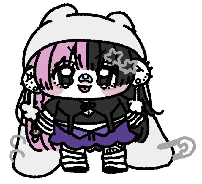 なすびさん( )の代理ちゃんお借りました〜急にすみません、代理ちゃん超ぎゃるでめちゃくちゃかわいくて大好きです〜 