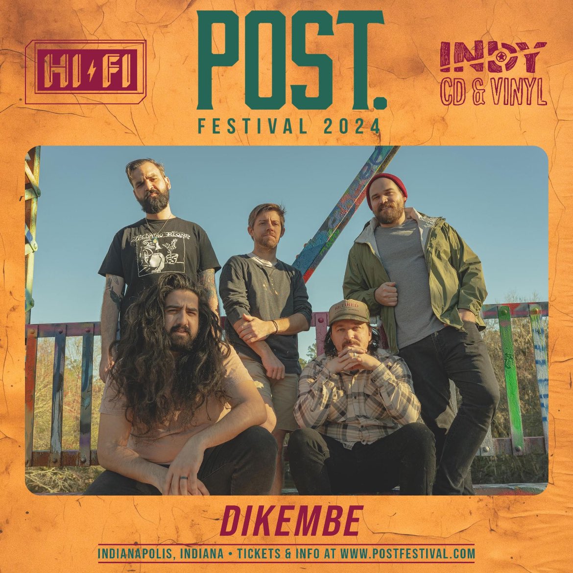 Post. Festival Proudly Presents: <a href="/DikembeDudes/">Dikembe</a> 

July 25-27, 2024 <a href="/thehifiindy/">HI-FI | HI-FI Annex</a> Indianapolis

Tickets Available Now!
shorturl.at/ako12