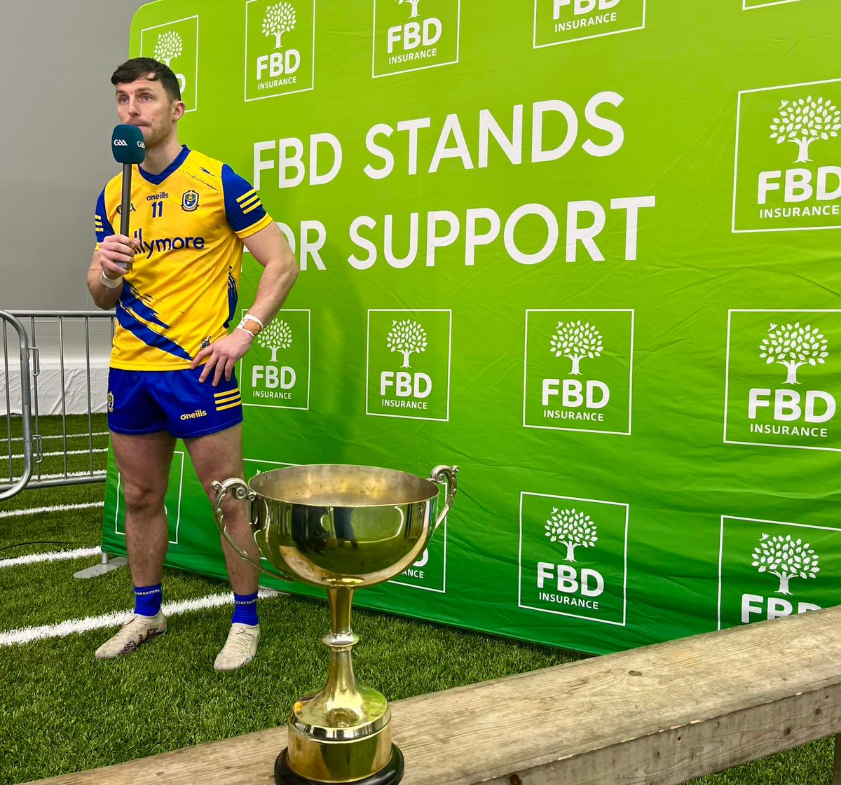 Well done to Captain Diarmuid and Co. A memorable 💯 for Diarmuid. 🏆 Next up......Tyrone #RosGAA