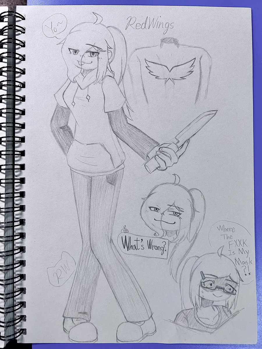 LinRedWings's tweet photo. Hello~
Here’s me,RedWings.
(new account for myself posting the things that not awful or private(?
-Pic is my OC, me, in stickman drawing style of my style. https://t.co/gc8oi6wPtm