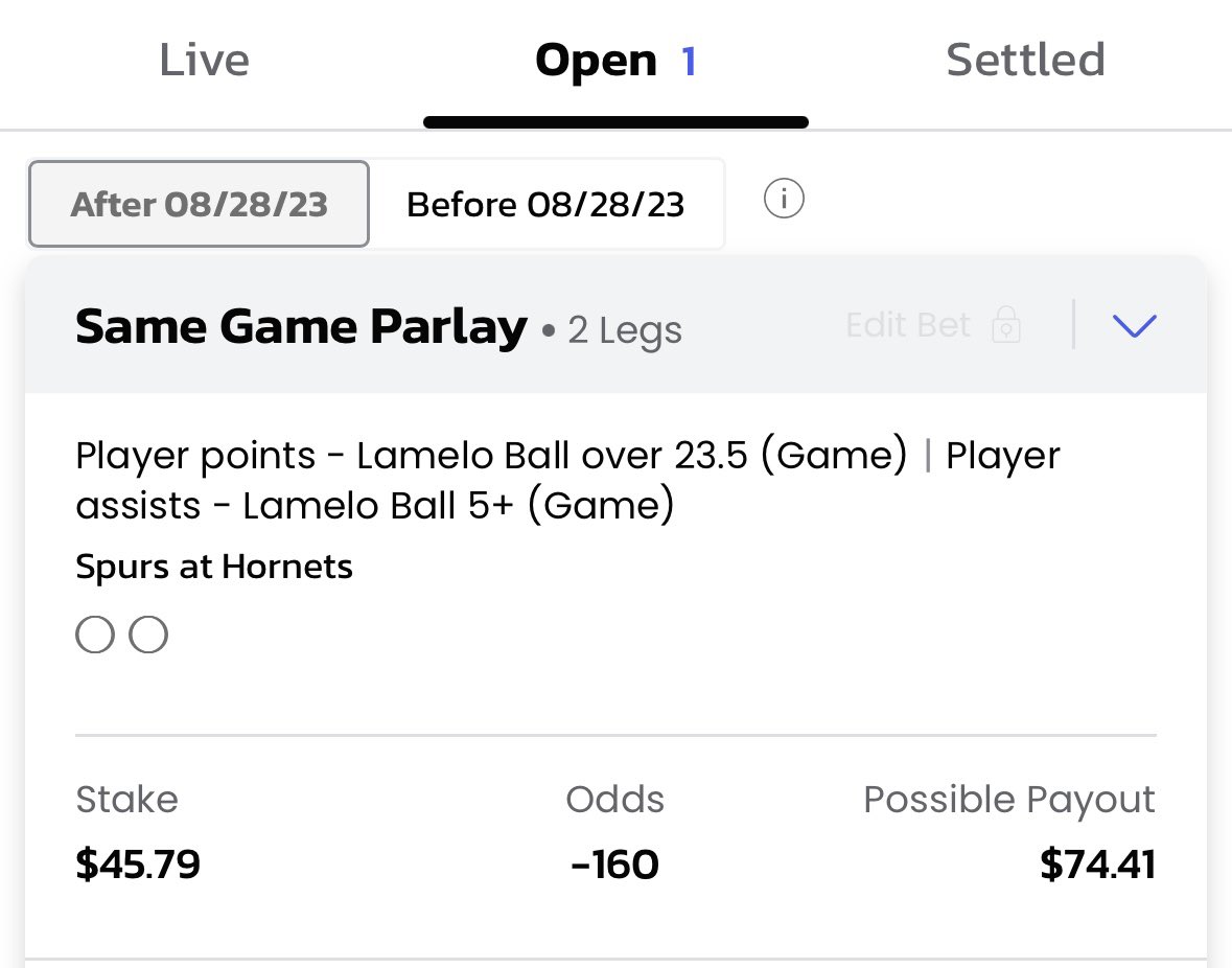 CodyBrownBets's tweet photo. 🪜 Ladder Bet 2 is an hour from tipoff, you’ve still got time to join the road to $500.

Easily built in the SGP tab on BetMGM.

Join here: https://t.co/BN2mlRKs0V

Make sure you take advantage of the $158 bonus from signing up too.

21+, gamble responsibly. https://t.co/rBaftjR3On