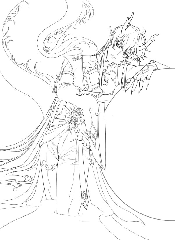 ChillManager's tweet photo. A little process with Dan Heng 💙 Every time I promise myself not to get bogged down in details and every time I do it...

#HSRFanart #hsr #danhenghsr #danheng #ImbibitorLunae https://t.co/Hi3QCu4a5a