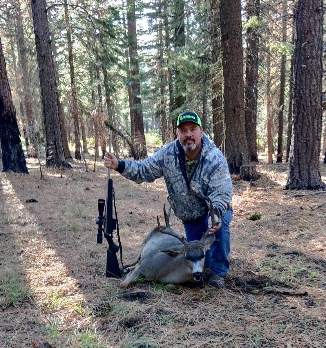 DNZProducts's tweet photo. "DNZ 215 tactical help do the job on my 300 win mag with a Leopold scope in Northern California. Where I'm at they are considered a hybrid mule deer black tail" - Dan F

#dnzmounts #dnzproducts #dnz #deerhunting #deerrifle #deerseason #scoperings #scopemounts #hunting https://t.co/3GLLjUPRql