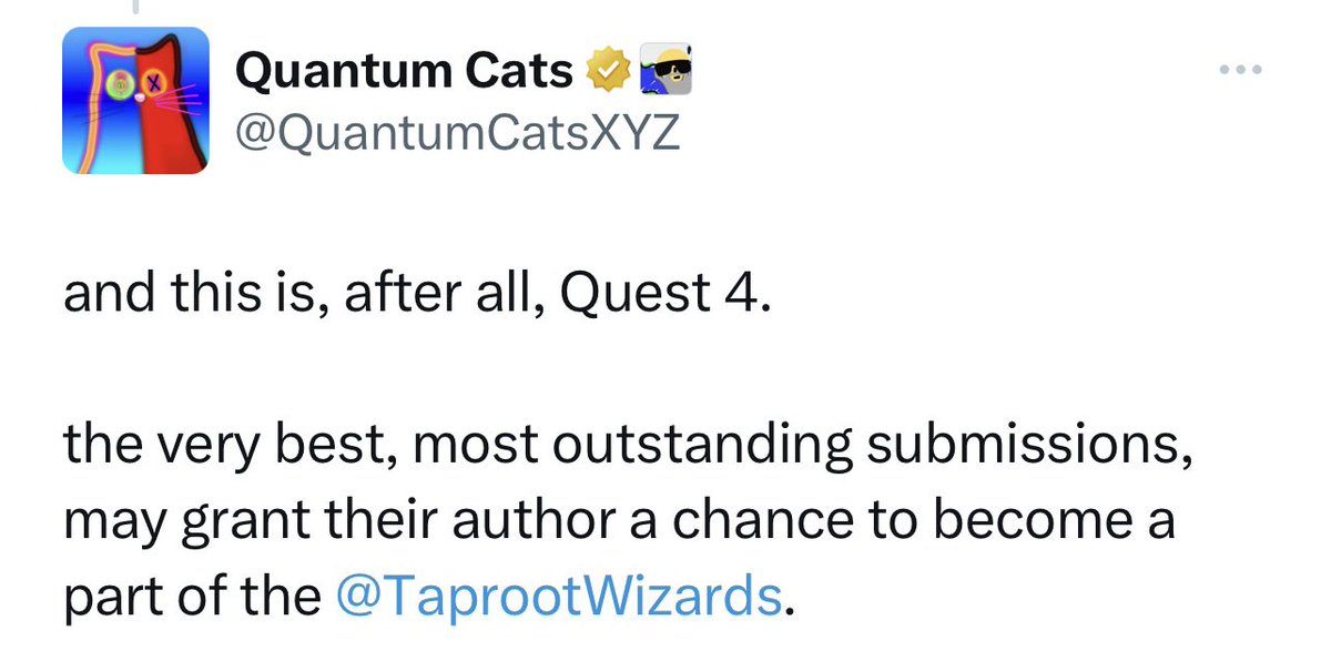 <a href="/quantumcats/"></a> <a href="/TaprootWizards/">Taproot Wizards</a> Where is taproot wizard in this..