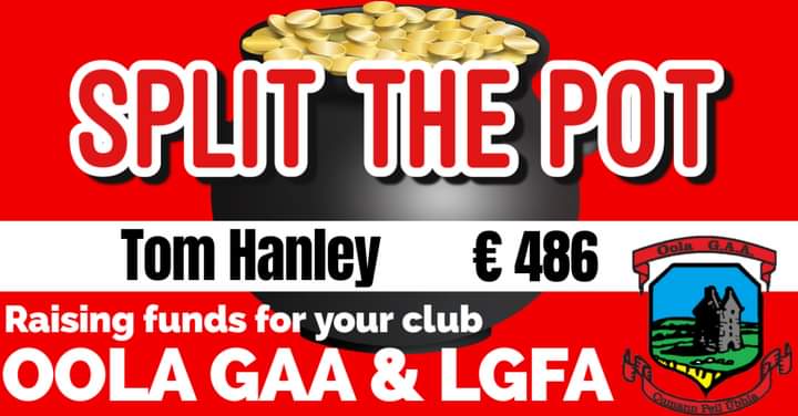 OolaGAA's tweet photo. Congratulations to this week's Split the Pot winner - Tom Hanley (formerly of the Block).
This week's prize €486.
#winnereveryweek https://t.co/qTwCPXI43r