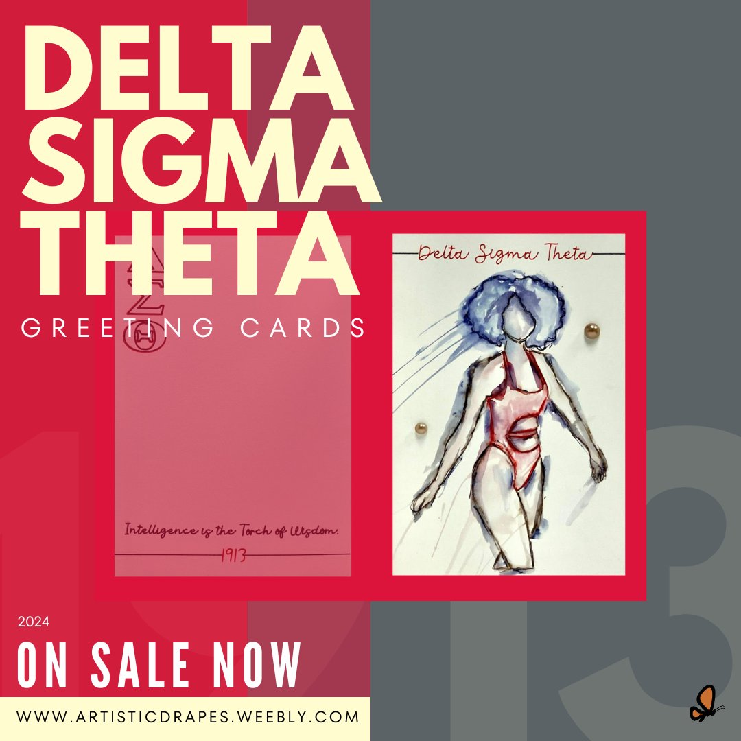 ArtisticDrapes's tweet image. 🔺Celebrate the #DevastatingDivas of #DeltaSigmaTheta all 2024! 🐘✨ Shop now: artisticdrapes.weebly.com/store/c16/Delt… 🎉✉️ 📬❤️ #blackgreetingcards #MothersDayCards #blackowned #valentinesdaycards🐘✉️ #dst #dst1913 #divasinred #deltasigmathetasororityinc #oooop #daredz #blackbusiness #buyblack