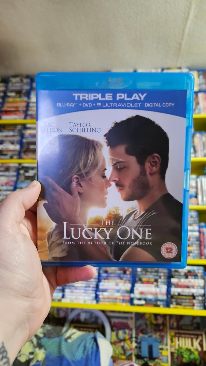 retrogirlsuk1's tweet photo. Tonight's movie
The lucky one starring zac fron & Taylor Schilling
First time watch
#fristtimewatch #bluray #movietime #moviecollector #theluckyone #zacefron #taylorschilling https://t.co/y9ot9tf7MQ