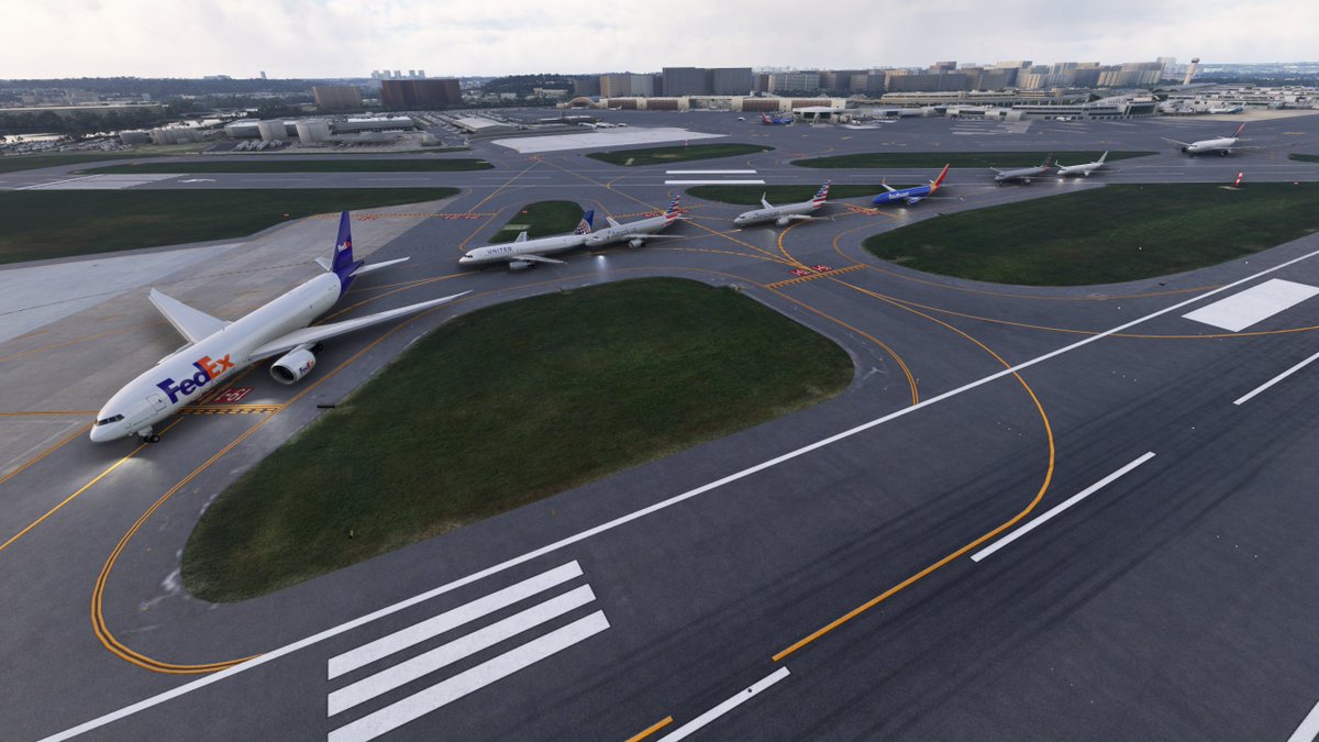 captnabib's tweet image. Our friday follower / community group flight last night was 🔥🔥. Flight plans picked / inspired by the community KCLT- KDCA - KPHL - KLGA. Very bad weather making this so much fun!! #fsdreamteam #microsoftflightsimulator #usa #groupflight.