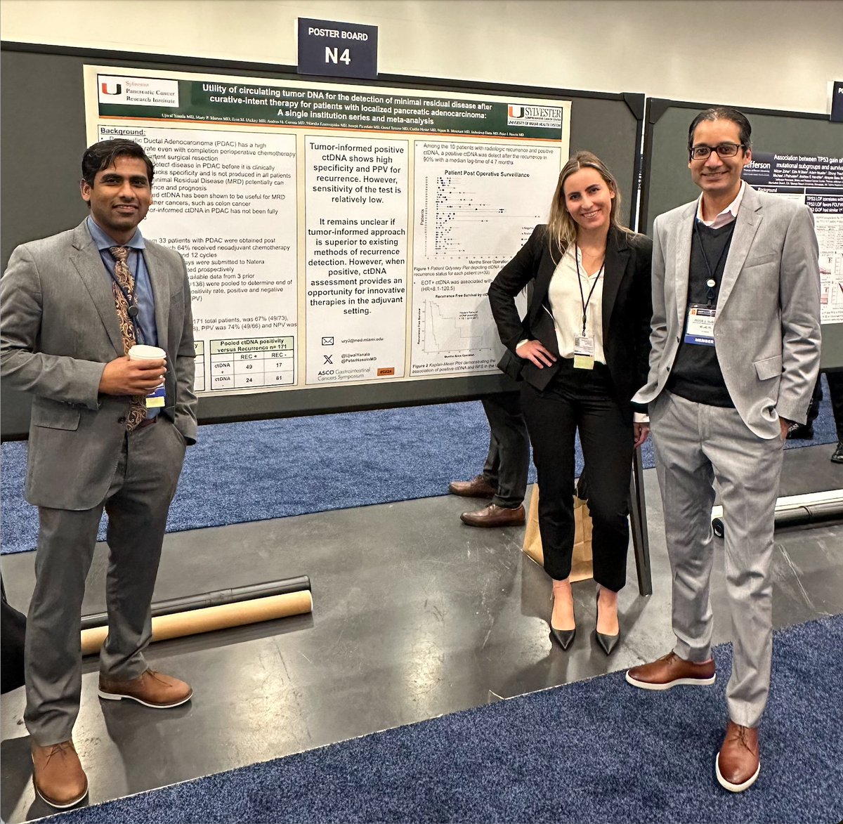 Another strong showing by the @SylvesterCancer Pancreatic Cancer Research Institute #SPCRI team @ASCO #GI24 @UMiamiHealth