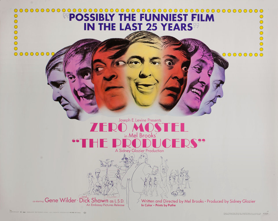 TCMComingUp's tweet photo. #ComingUpOnTCM
THE PRODUCERS (1967) Zero Mostel, Gene Wilder, Dick Shawn
Dir.: Mel Brooks 5:00 PM PT
A Broadway producer decides to get rich by creating the biggest flop of his career.
1h 28m | Comedy | TV-PG
#TCM #TCMParty #SpringtimeForHitler https://t.co/gDPjv3fmDW
