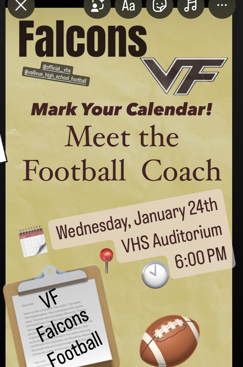 All players and parents are welcome. Come meet the new football coach.