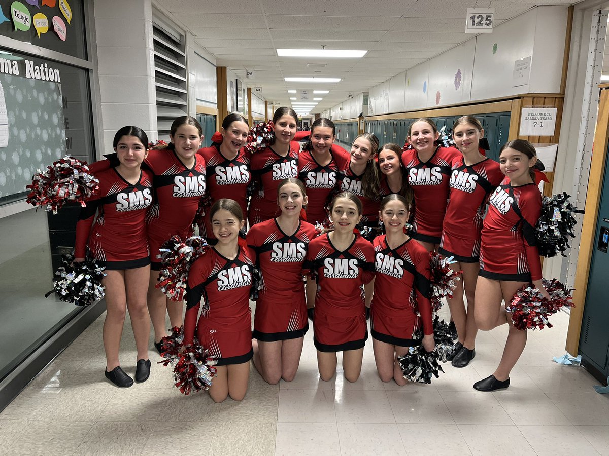 Poms is getting ready to perform at the Thomas Dance Invite! So proud of these girls for their hard work and dedication! <a href="/AHSD25South/">South Middle School</a>