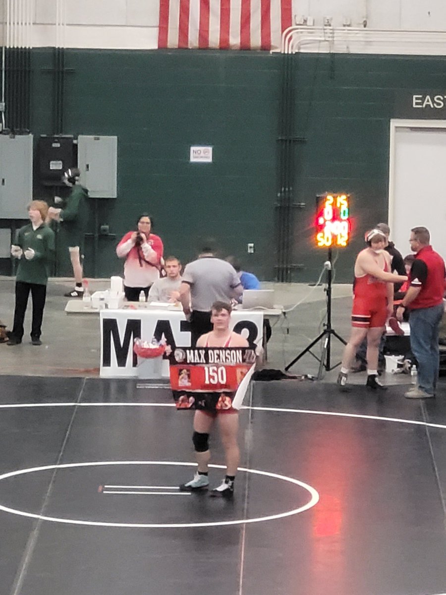 JeffDenson3's tweet image. Max Denson and Chauncey Watson both collected 150 wins in the same dual today against Gretna. Great day!!! Team took home 3rd at UNK Duals! LETS GO BOW!!!